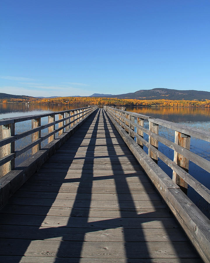 Autumn Pier Photograph by Kim French