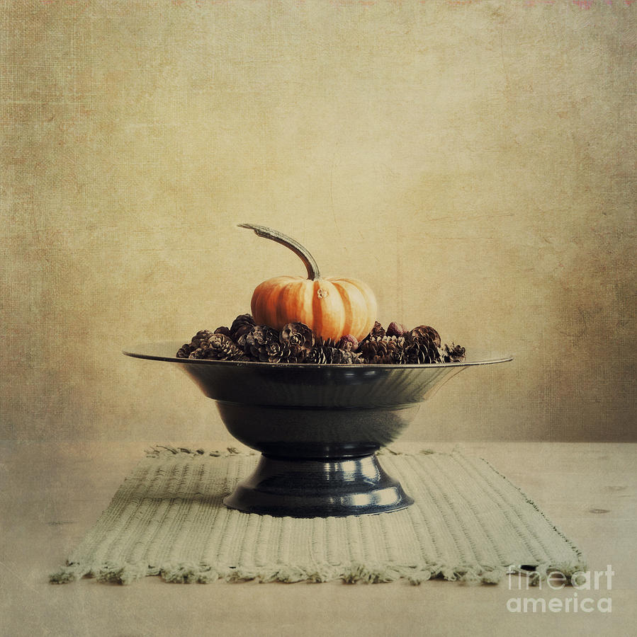 Pumpkin Photograph - Autumn by Priska Wettstein