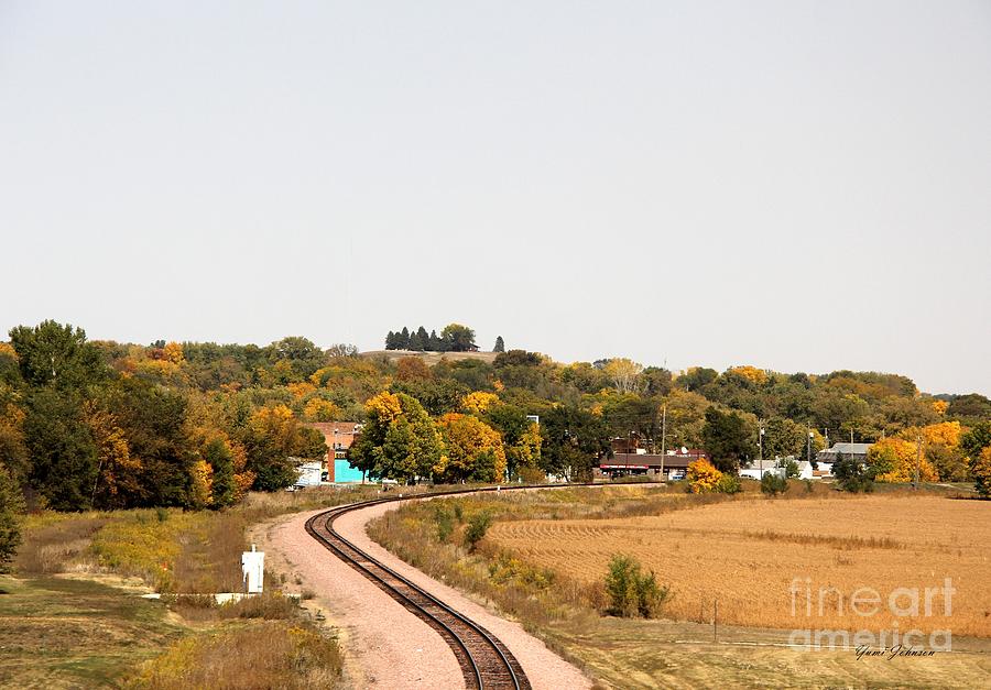 Autumn Railway Photograph by Yumi Johnson