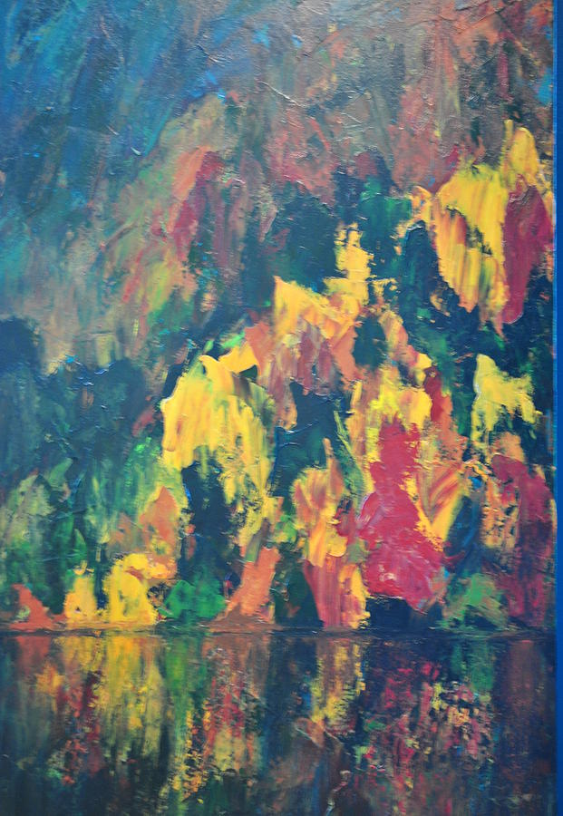 Autumn Reflections Painting by Celeste Friesen