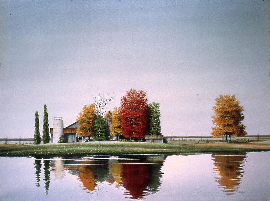 Autumn Repose Painting by Conrad Mieschke