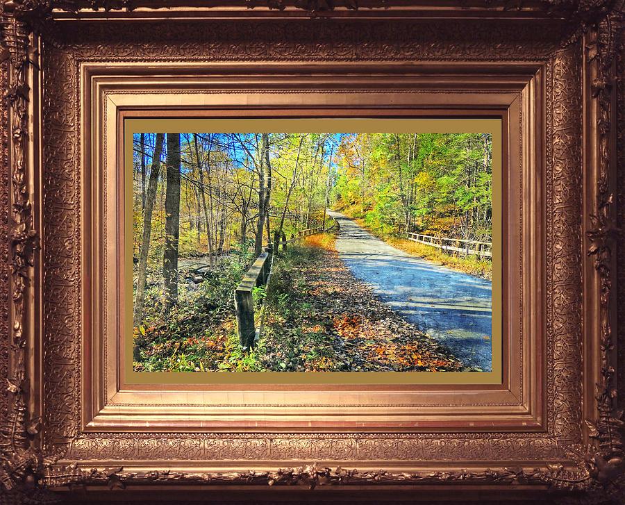 Autumn Road in Famed Photograph by Larry Mulvehill