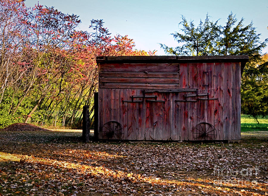 Autumn Shed Photograph by Sue Stefanowicz