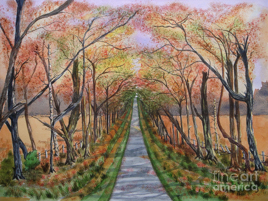 Autumn Splendour Painting by Yvonne Johnstone