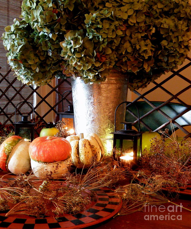 Autumn Table Photograph by Tatyana Searcy