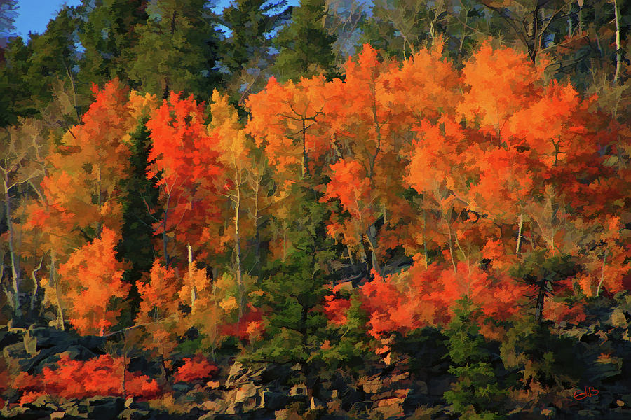 Autumn Water Colors  Digital Art by Gary Baird