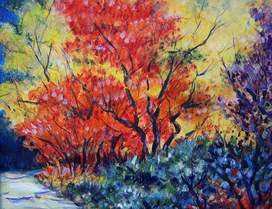 Autumnal Colors Painting by Jon Shepodd