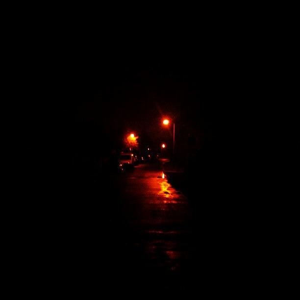 Streetlights Photograph - Autumnal Evening Walk #yorkshire by Pete Carr