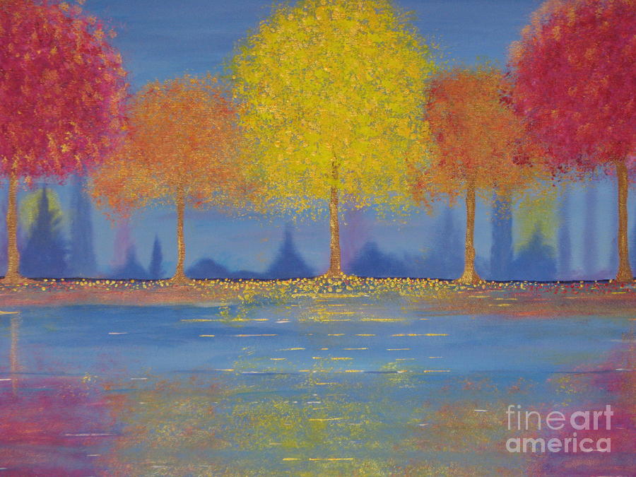 Autumns Bliss Painting by Stacey Zimmerman