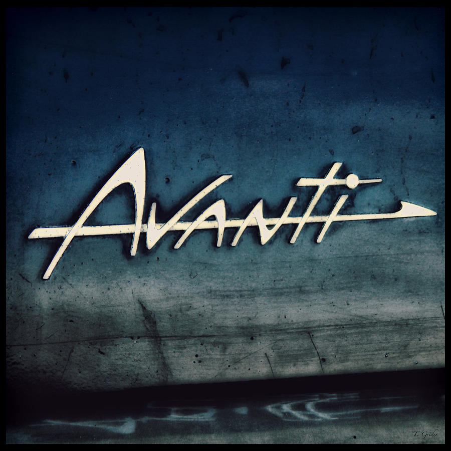 Transportation Photograph - Avanti in Blue by Tony Grider