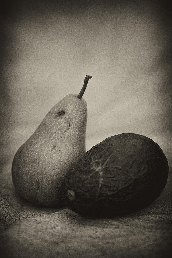 Avocado and pear Photograph by Hugh Smith
