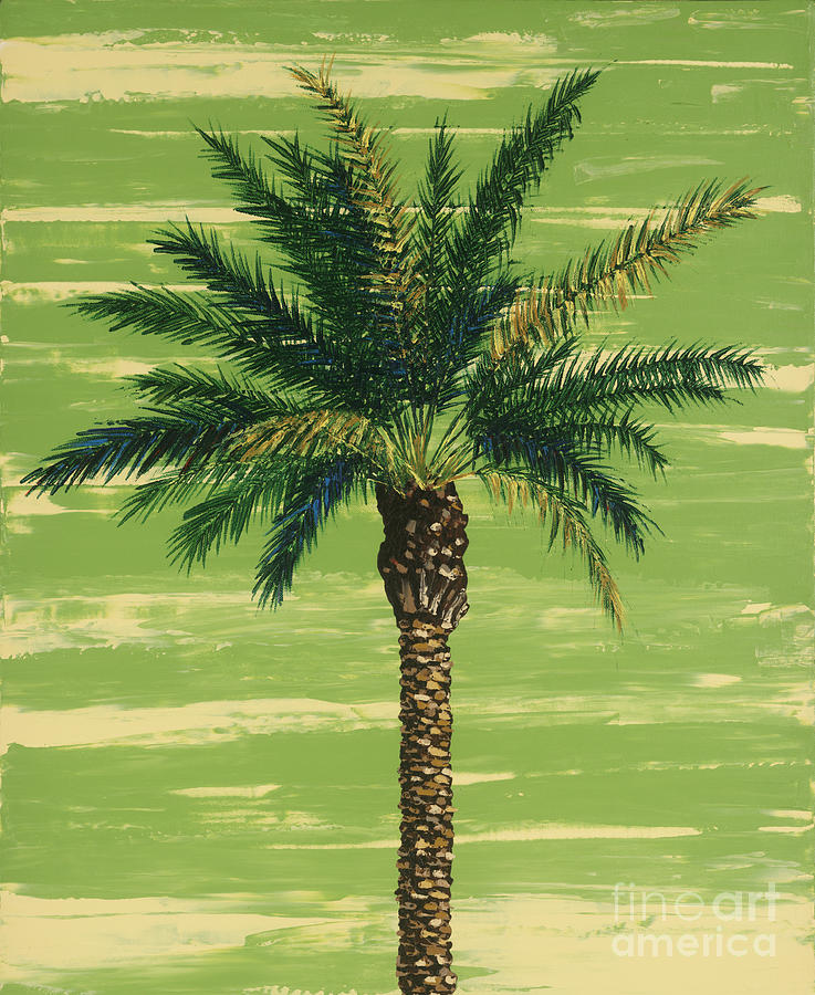 Avocado Date Palm 2 Painting by Daniel Paul Hoffman