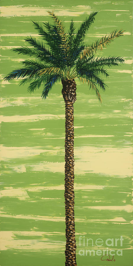 Avocado Date Palm Painting by Daniel Paul Hoffman