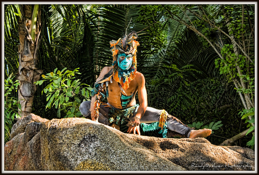 Aztec Lizard Warrior Photograph by Randy Wehner