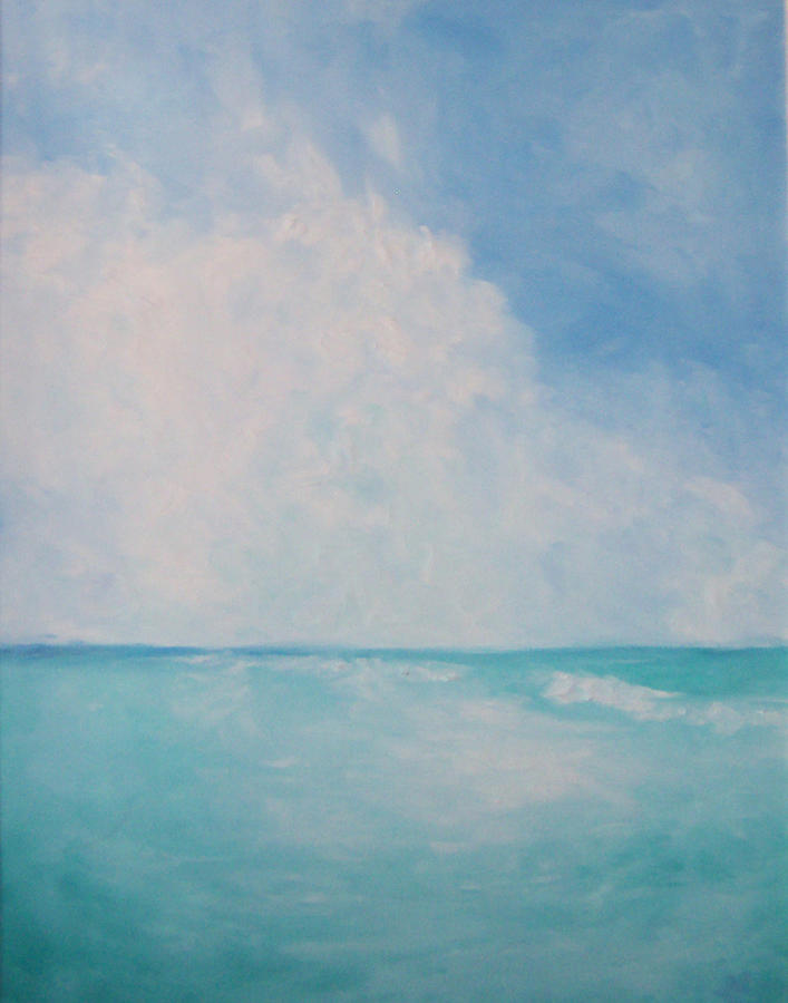 Azure Painting by Susan Moore - Fine Art America