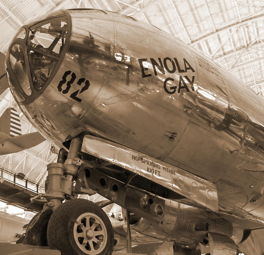 Enola gay bomber nose art