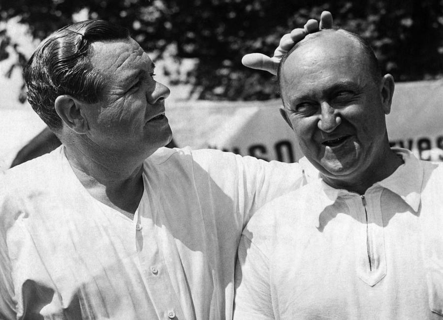 Babe Ruth, And Ty Cobb, Circa 1941. Csu by Everett