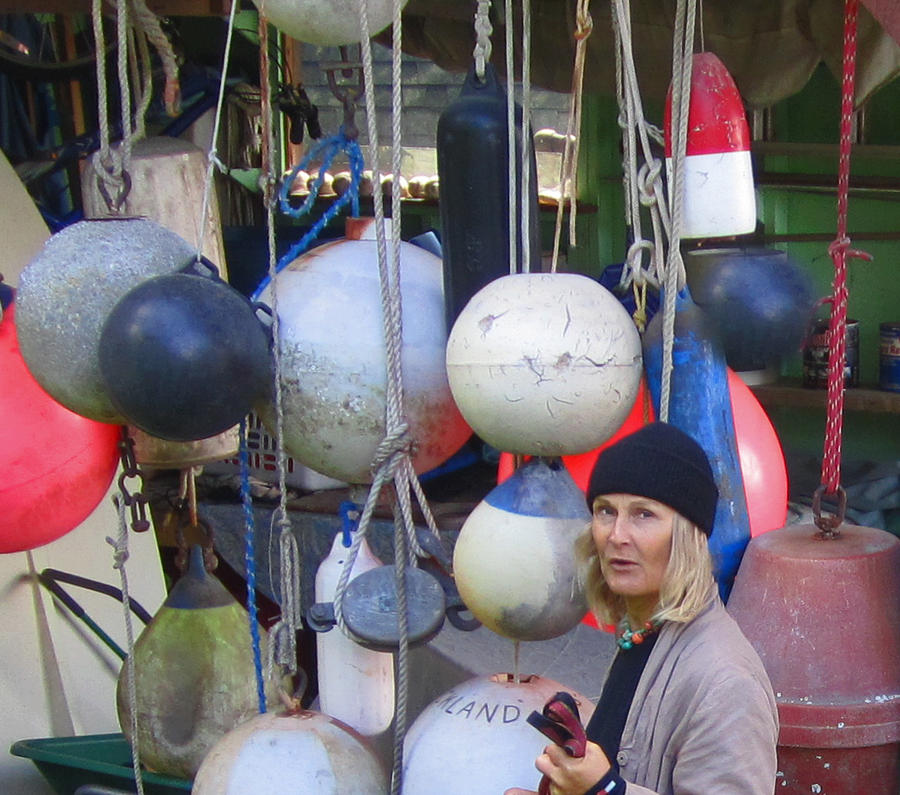 Babe With The Buoys Photograph by Kym Backland