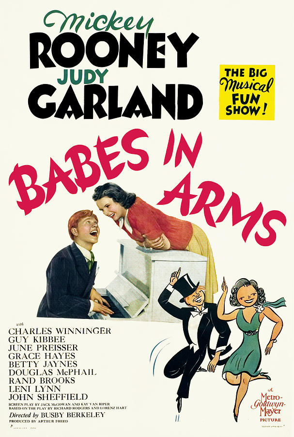 Movie Photograph - Babes In Arms, Mickey Rooney, Judy by Everett