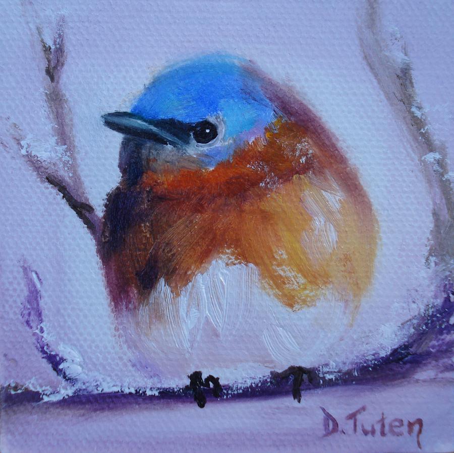 Baby Blue Painting by Donna Tuten