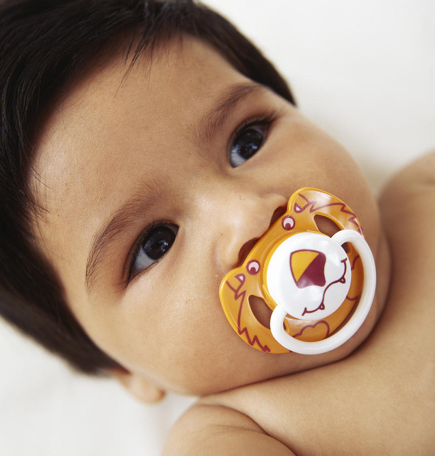 Baby Boy Sucking A Dummy Photograph by Ian Boddy - Fine Art America