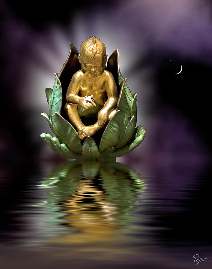 Baby Buddha Photograph by Endre Balogh