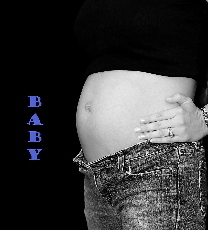 Baby Bump Words Photograph by Malania Hammer - Pixels