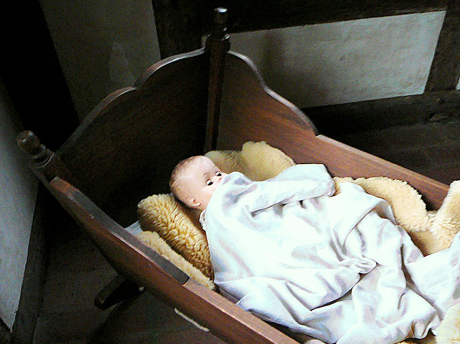 baby in a cradle