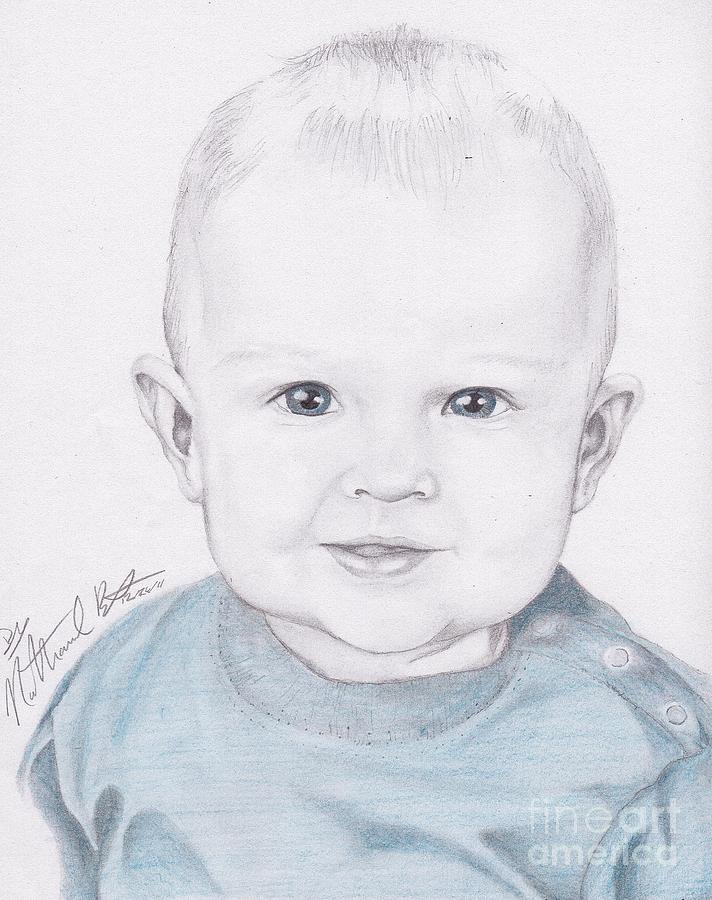 Baby James Drawing by Nathaniel Bostrom - Fine Art America