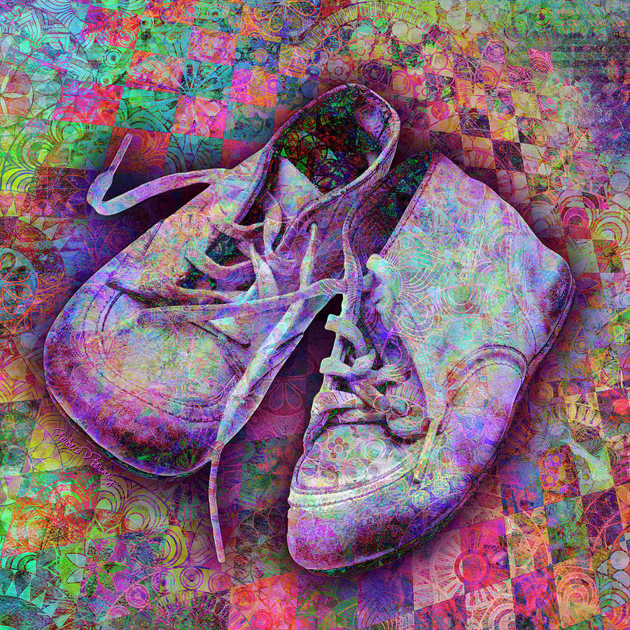 Baby Shoes Digital Art by Barbara Berney