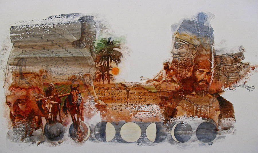 Babylonian  Painting by Cliff Spohn