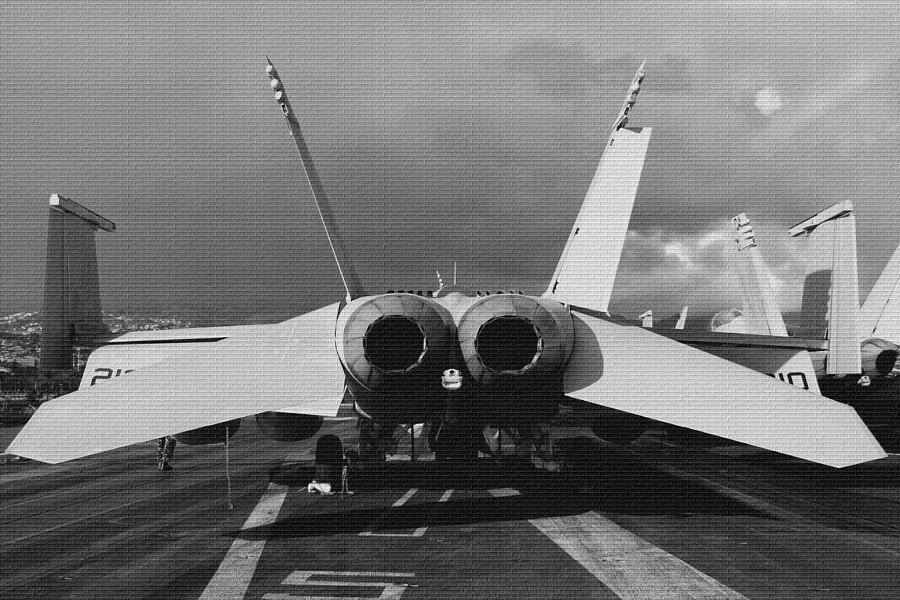 Back End Of Fighter Jet Photograph By Elizabeth Doran