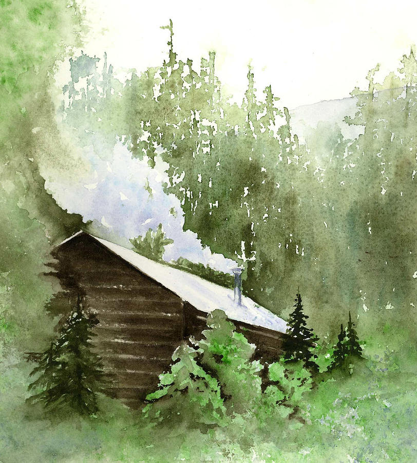 Backcountry Morning Painting by Marsha Karle