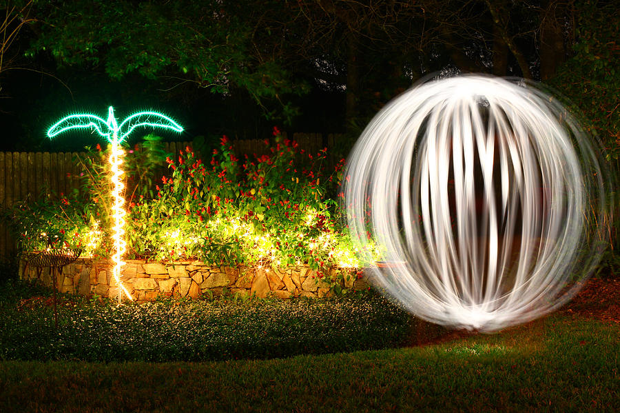 Backyard Ball of Light Photograph by Rich Franco