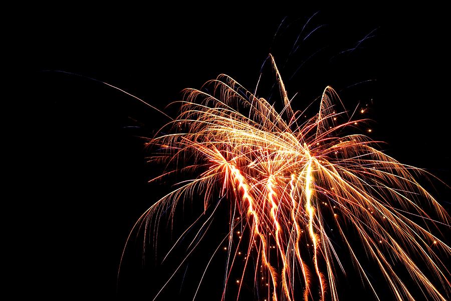 Backyard Fireworks 2012 6 Photograph by Robert Morin