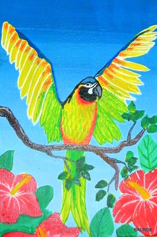 Badbird Painting by Robert Francis