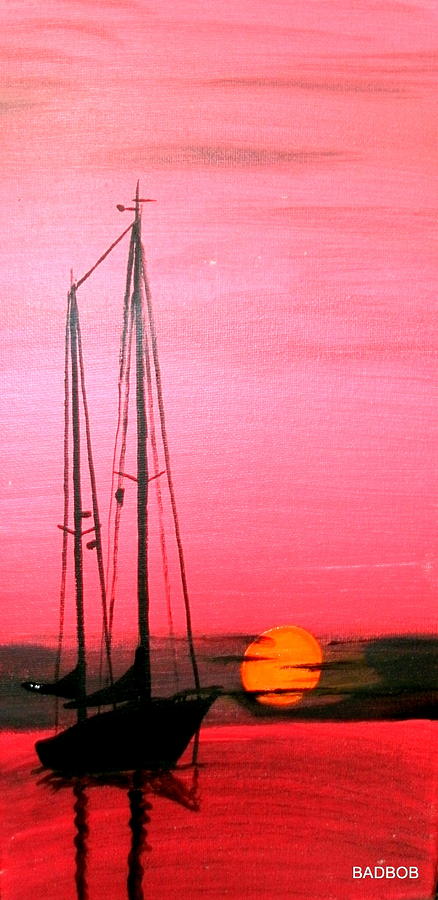 Badboat Painting by Robert Francis