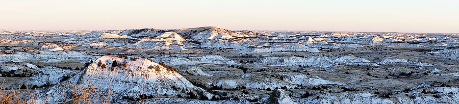 Badlands Panorama Photograph by Jenny Hudson