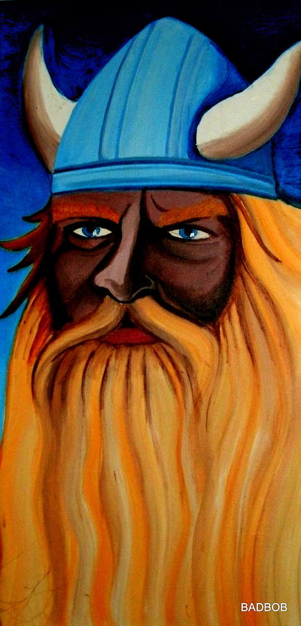 Viking Painting - Badman by Robert Francis