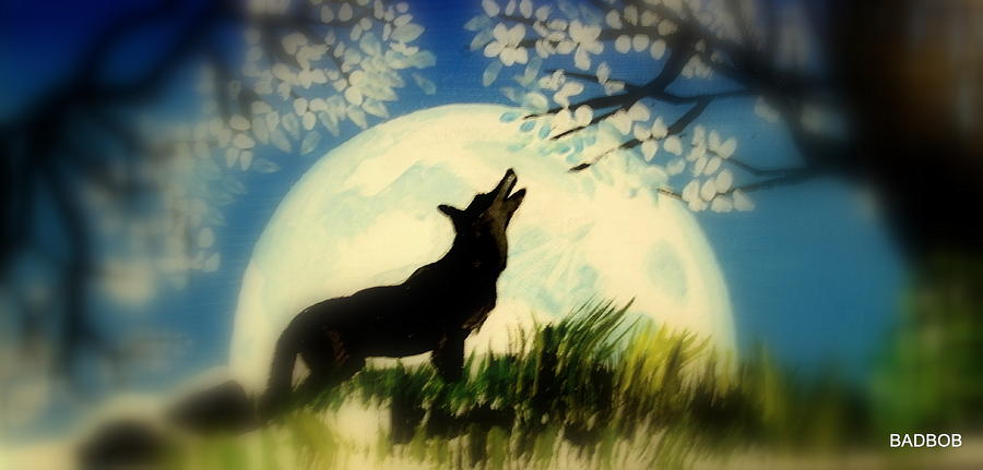 Badwolf Painting by Robert Francis