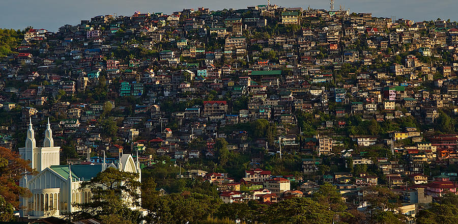 Baguio City Mountainscape Photograph by Arj Munoz Baguio City Mountainscape Photograph by Arj Munoz