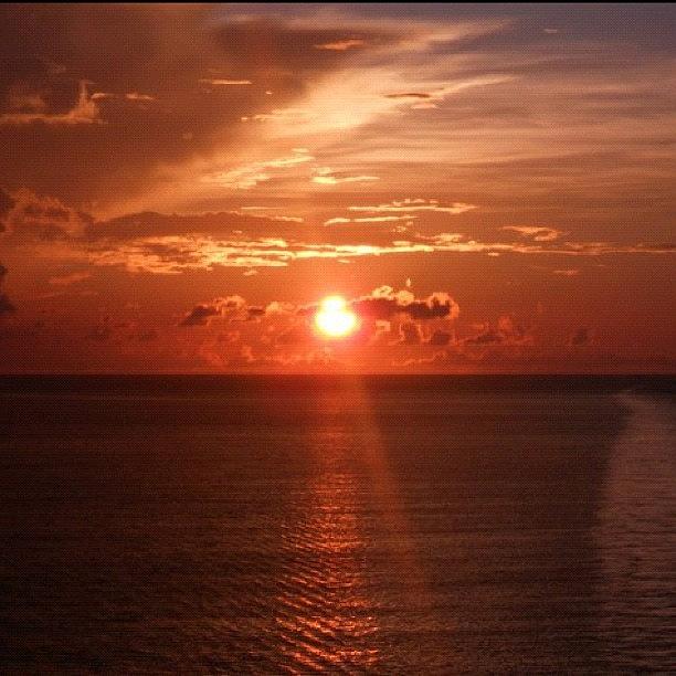 Caribbean Photograph - Bahama Sunrise #bahamas #bahamasunrise by Dallas Pollard