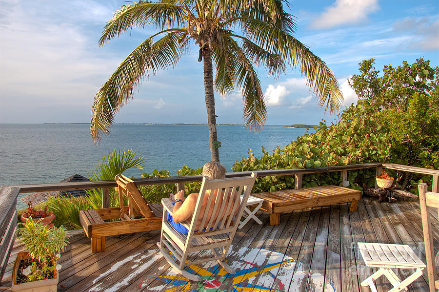 Bahamas Chillin Photograph by Bob and Nancy Kendrick