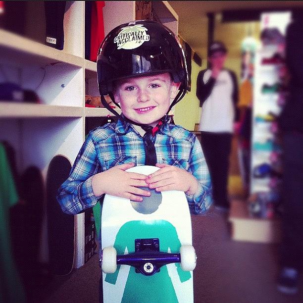 Skate Photograph - Bailey Leaving The Store Happy With His by Creative Skate Store