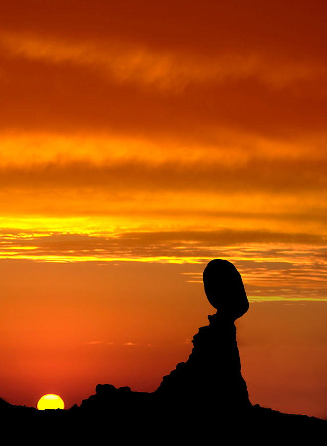 Balanced Rock Sunset Photograph by Susan Candelario