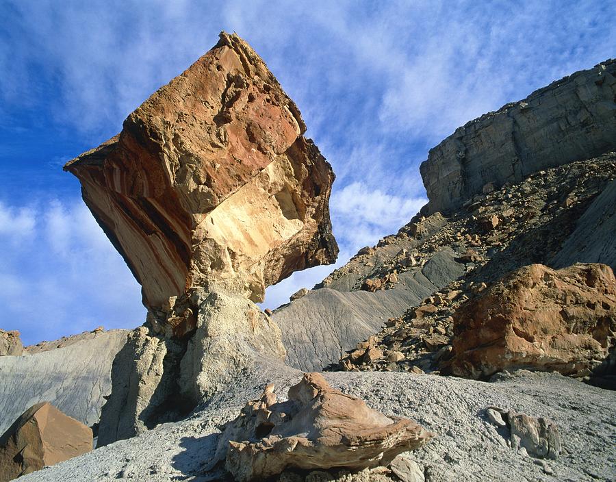 Balancing Rock Caused By Water Erosion Photograph by G. Brad Lewis - Pixels