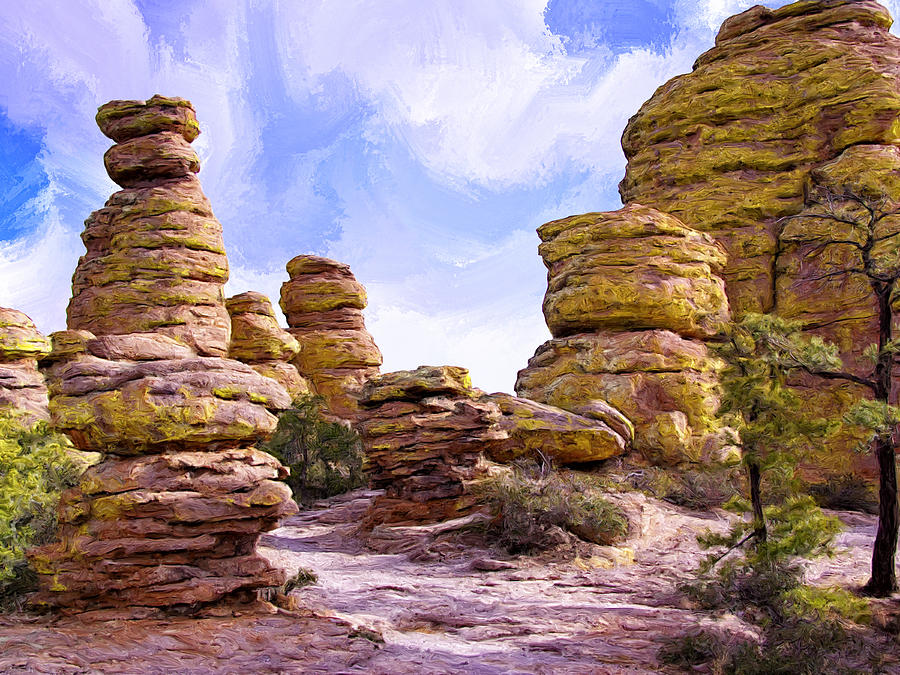Balancing Rocks Painting by Dominic Piperata
