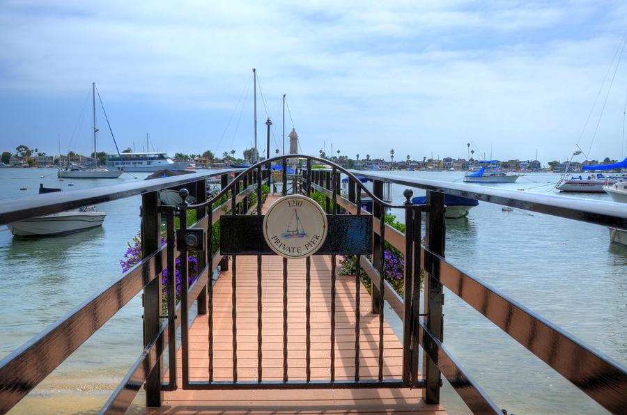 Balboa Island Private Pier Photograph by Kelly Wade