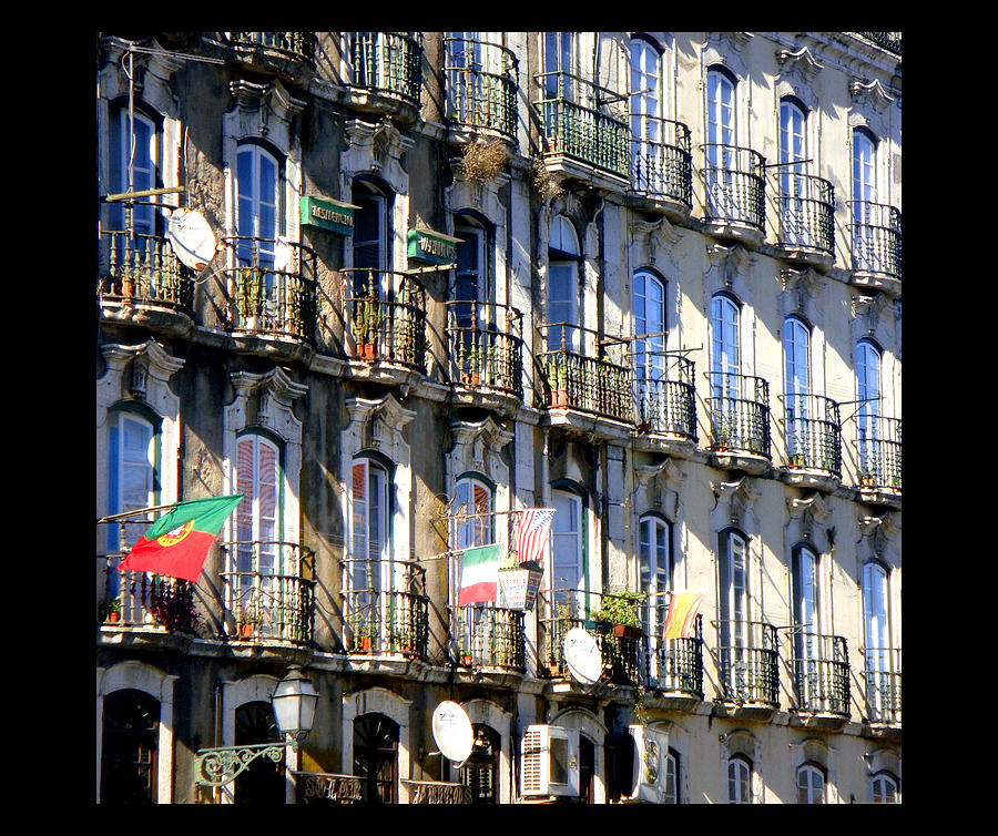 Architecture Photograph - Balconies by Roberto Alamino