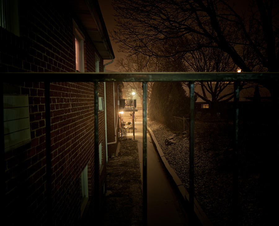 Balcony at Night Photograph by Ken Stachnik - Fine Art America